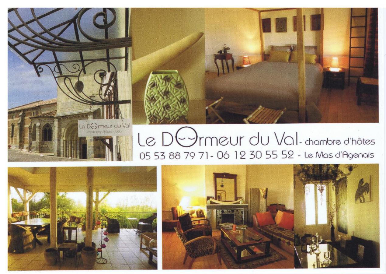 Bed and Breakfast Le Dormeur Du Val Le Mas-dʼAgenais Exterior foto
